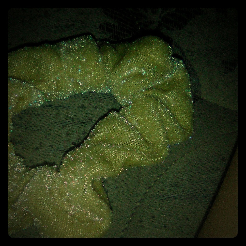 Velvet scrunchie